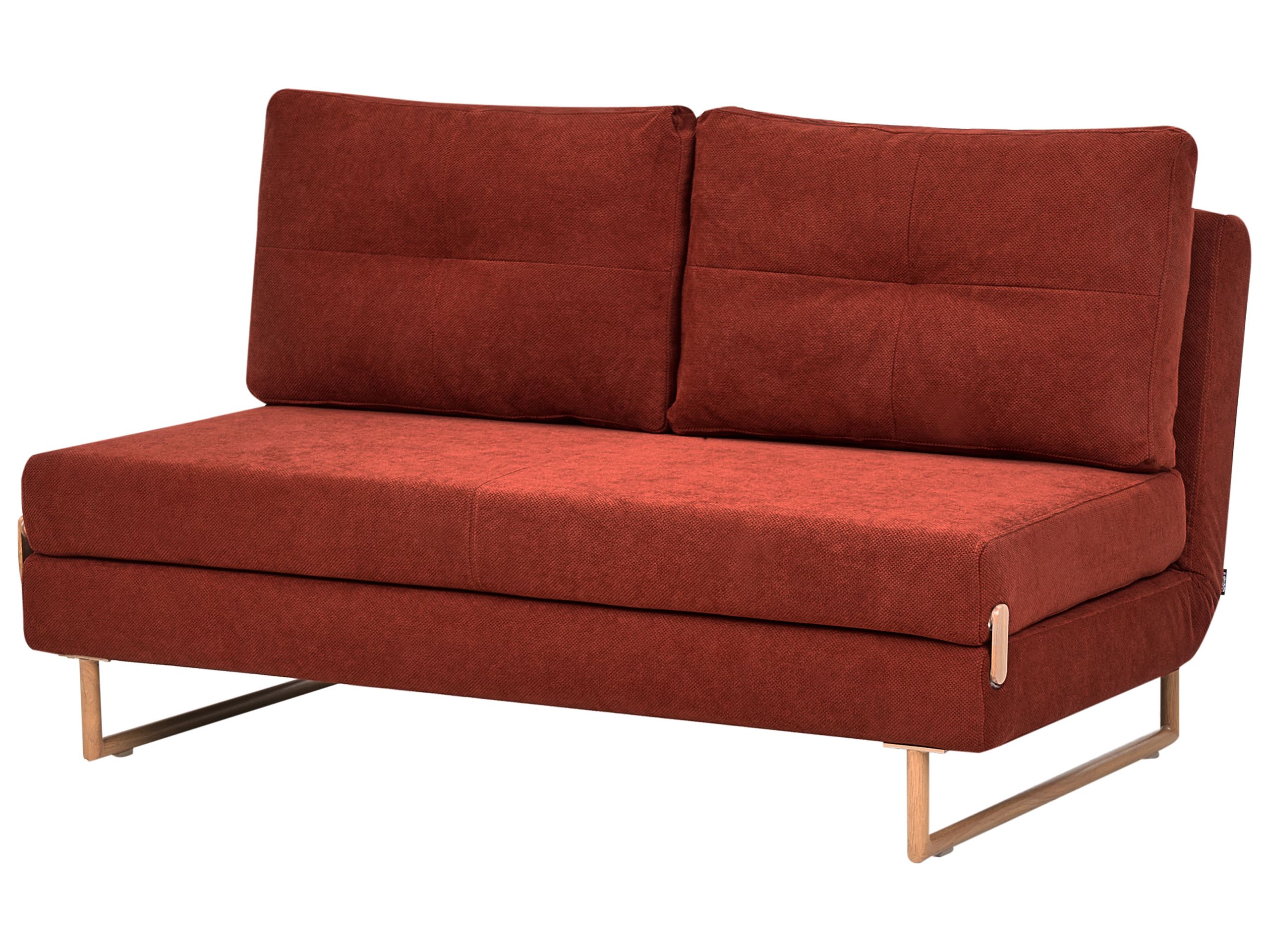 Sofa rozkładana dla 3 osób JERSLEV  Czerwony - obrazek 5