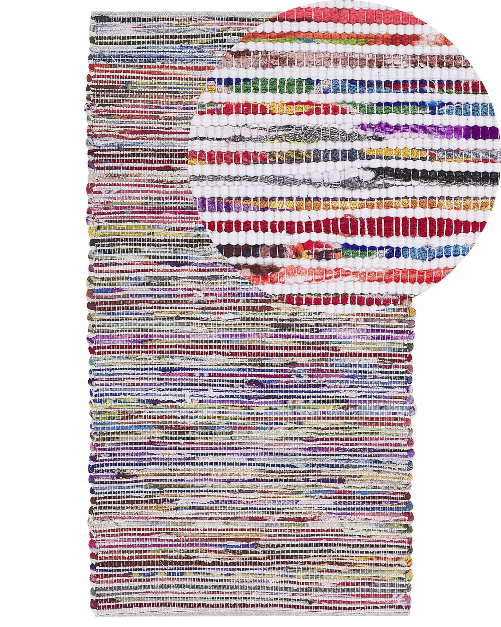 Dywan BARTIN Biały 80 x 150 cm