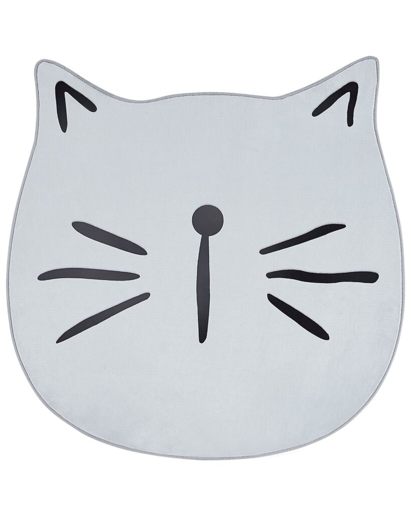Dywan dziecięcy KITTY Szary ø 100 cm