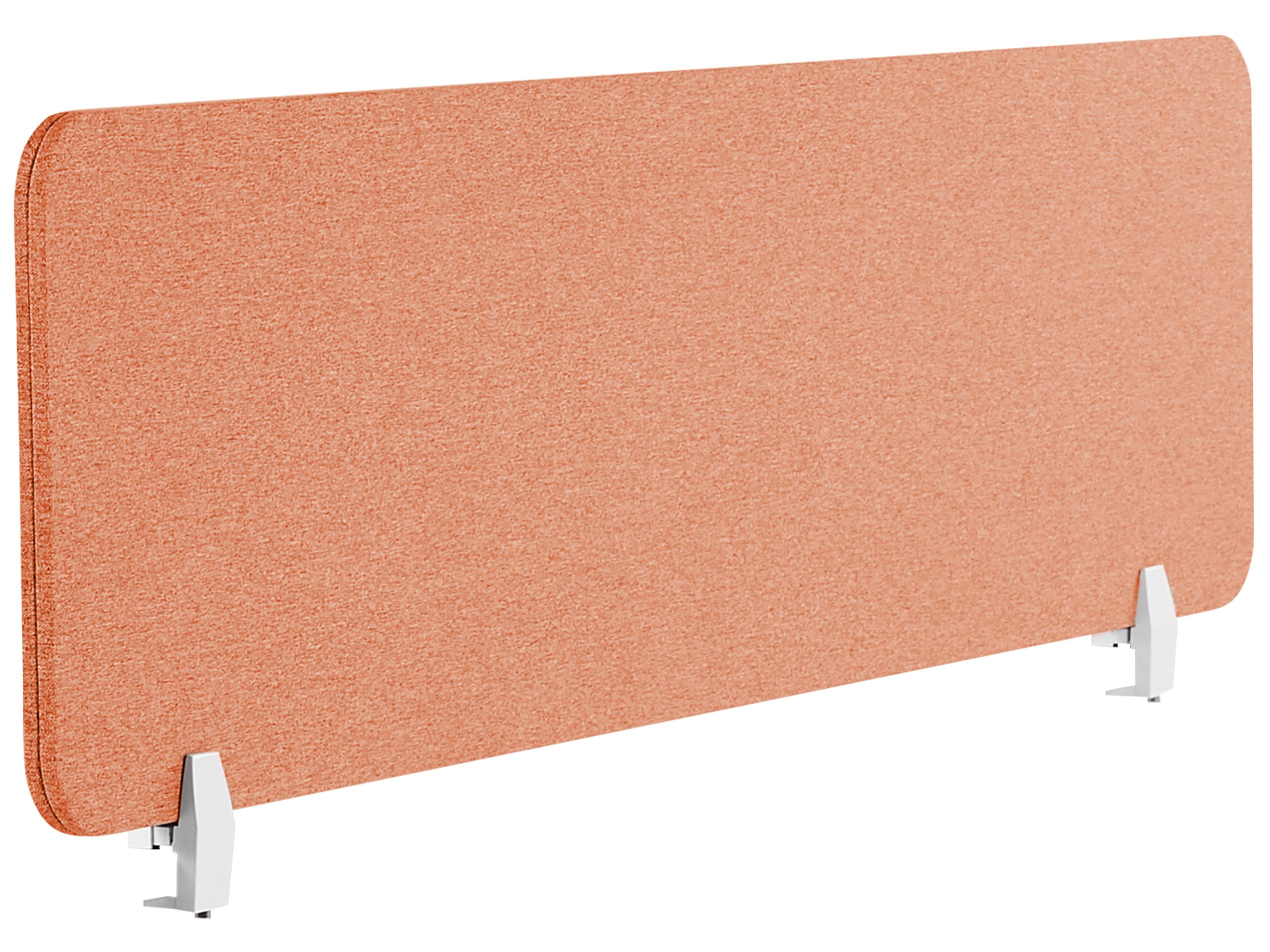 Przegroda na biurko 130 x 40 cm czerwona WALLY