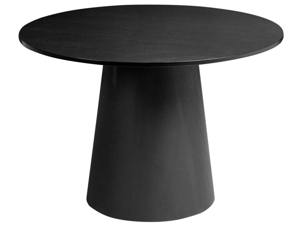 Stół do jadalni OYEN Czarny 120 cm 120 cm