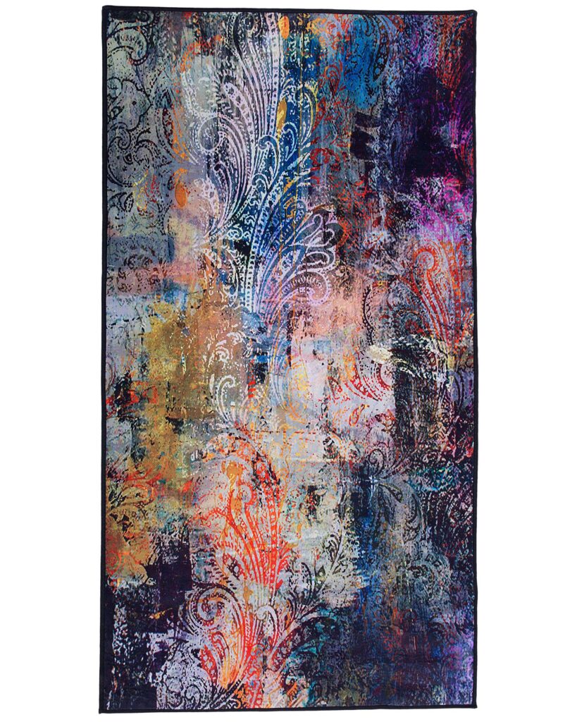 Dywan MARDIN Kolorowy 80 x 150 cm