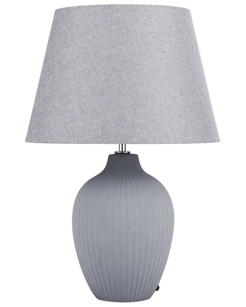 Lampa stołowa FERGUS Ceramika Szary