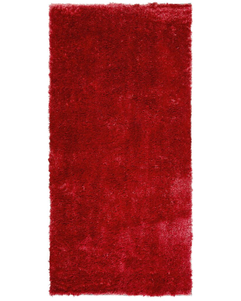 Dywan shaggy EVREN Czerwony 80 x 150 cm
