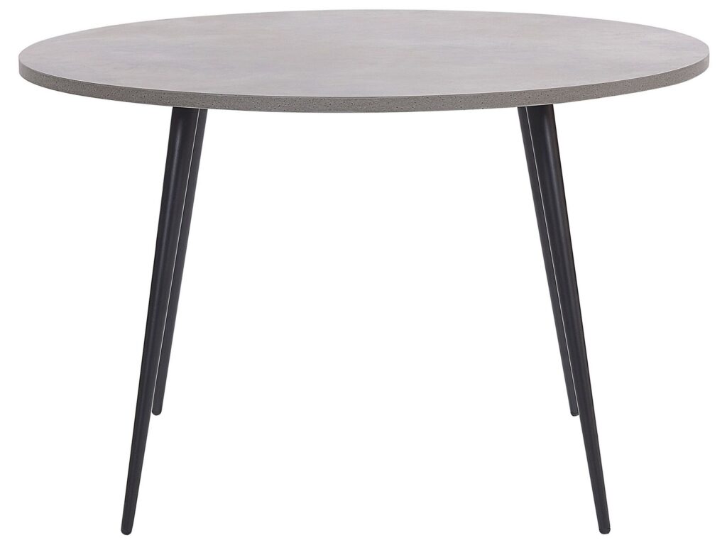 Stół do jadalni ODEON Szary efekt betonu 120 cm 120 cm