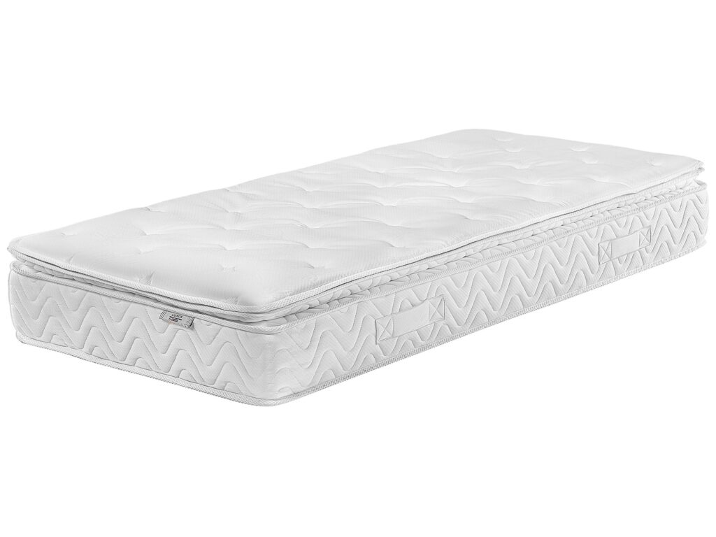 Materac kieszeniowy z pianką termoelastyczną LUXUS H2/3 średnio twardy 90 x 200 cm
