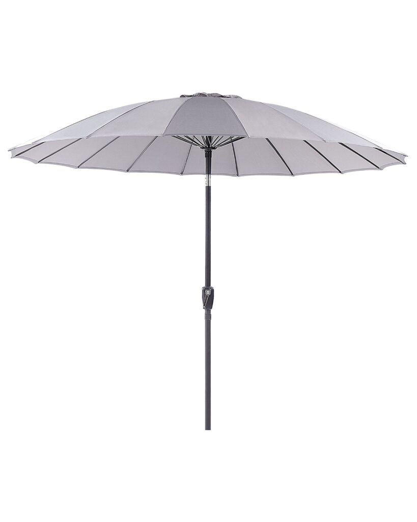 Parasol ogrodowy 255 cm BAIA Jasnoszary