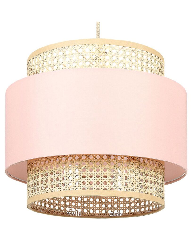 Lampa wisząca YUMURI Rattan Brzoskwiniowy