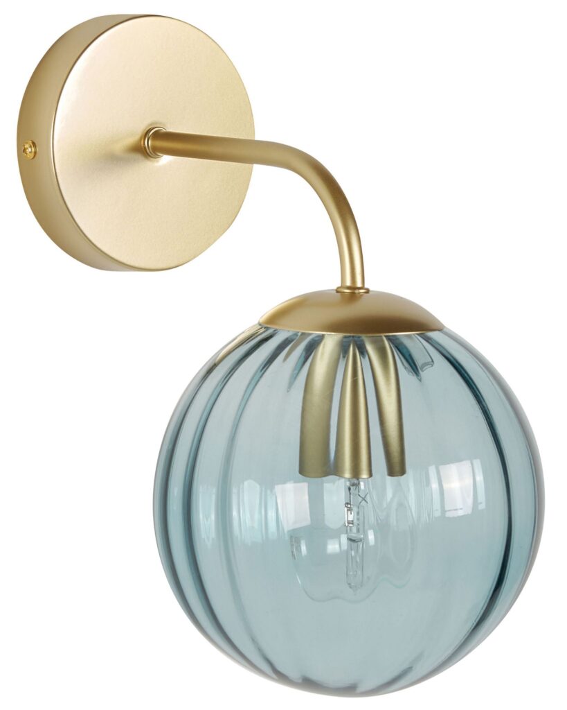 Lampa ścienna BOOMI Metal Niebieski