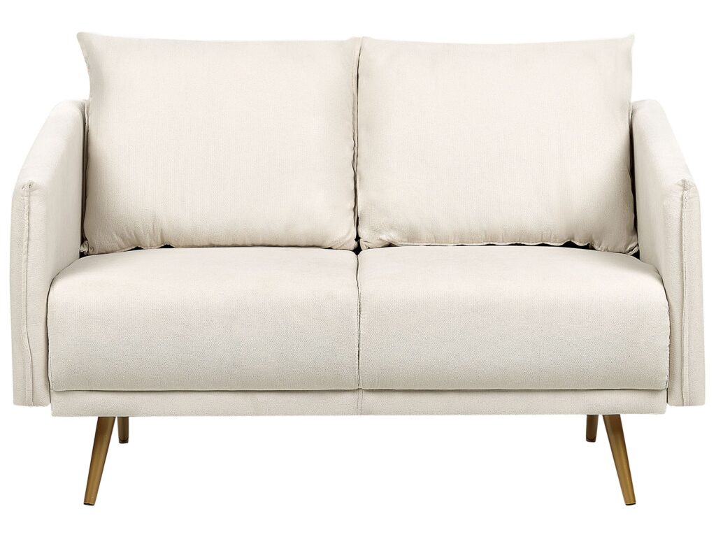 Sofa dla 2 osób MAURA  Jasnobeżowy