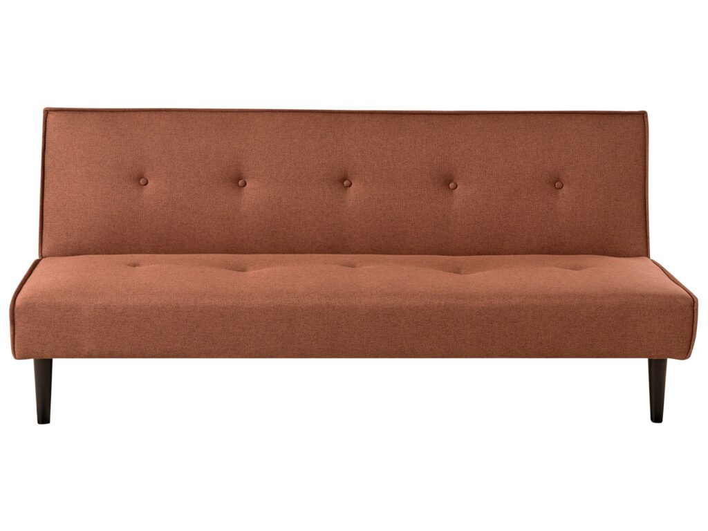Sofa rozkładana dla 3 osób VISBY Złoty brąz