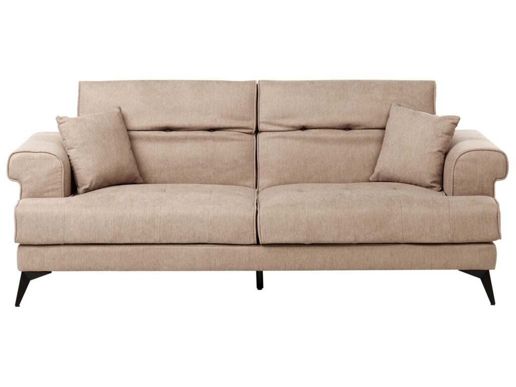 Sofa dla 3 osób SKIVE  Jasnobrązowy