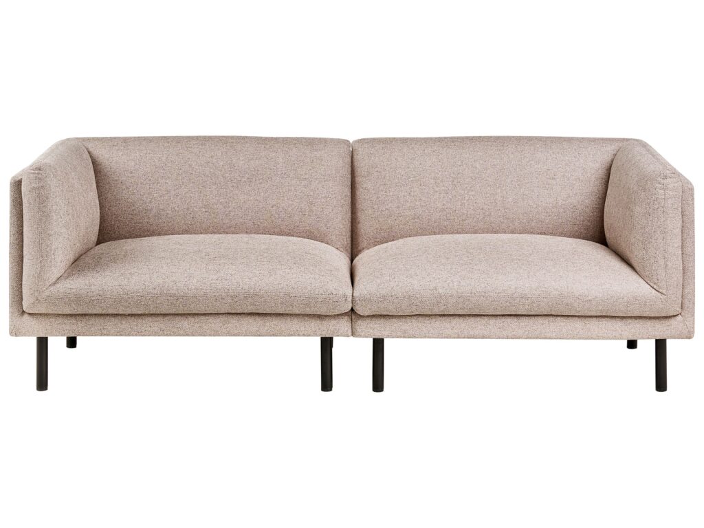 Sofa dla 3 osób VORGOD  Jasnobrązowy