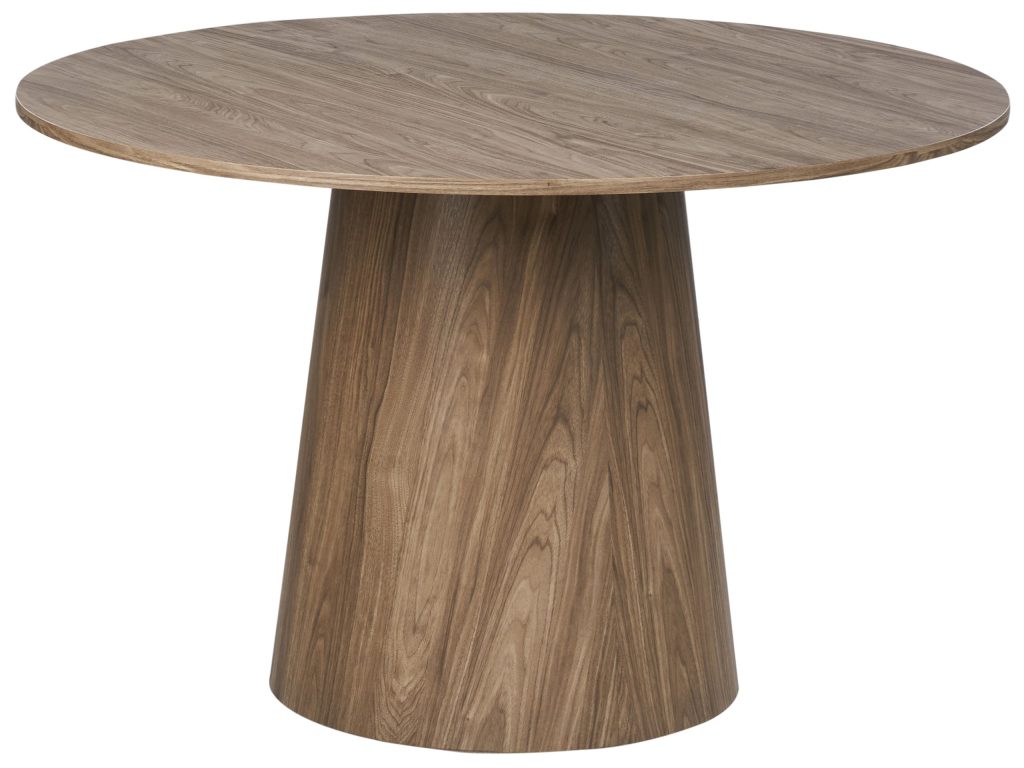 Stół do jadalni OYEN Ciemnobrązowy 120 cm 120 cm