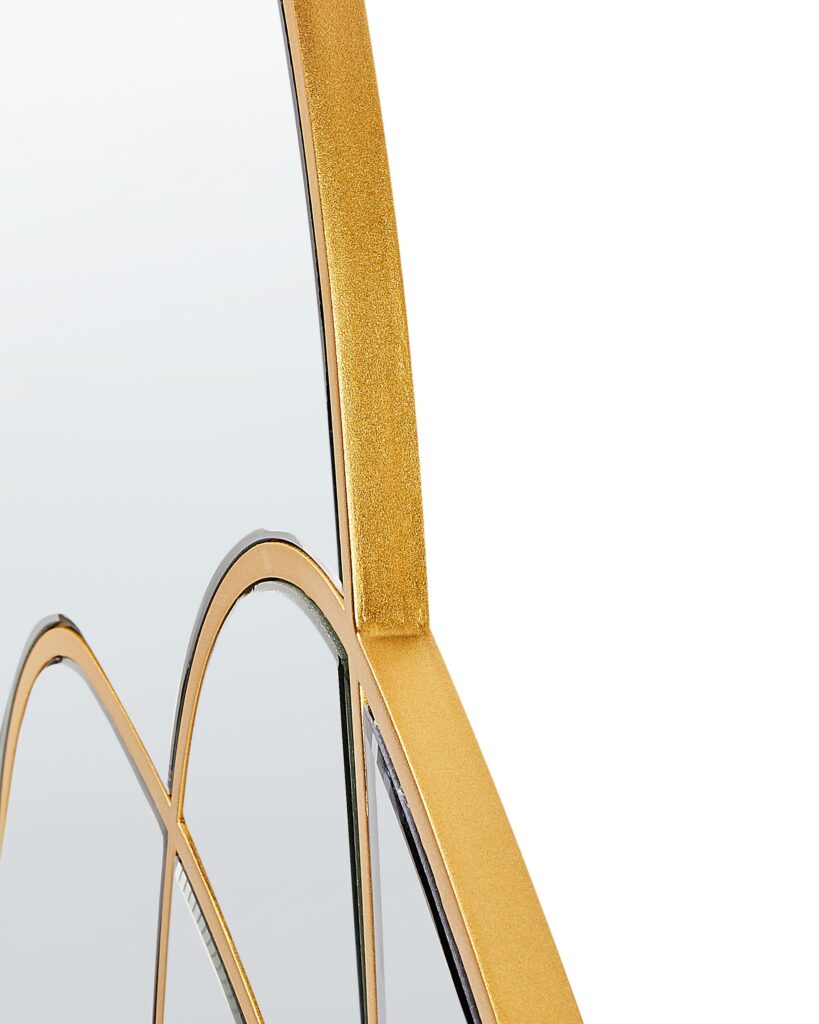 Lustro ścienne TAILLY 99 cm x 89 cm Złoty - obrazek 7