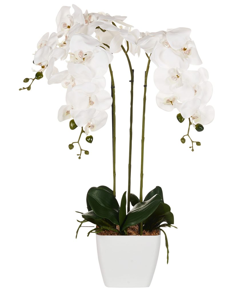 Sztuczna roślina ORCHID 59 cm Biały