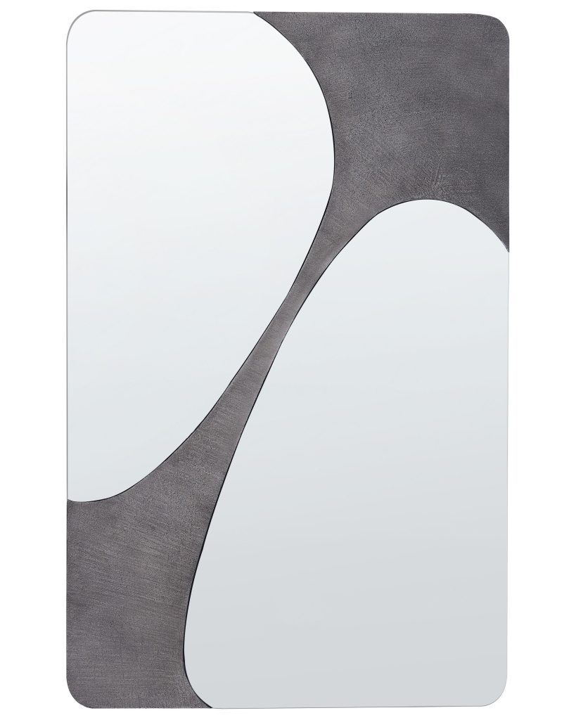 Lustro ścienne ORMES 70 cm 110 cm Szary