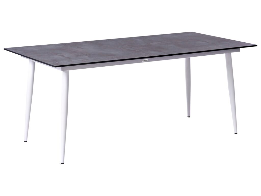 Stół ogrodowy TOLENTINO 180 cm 90 cm Imitacja kamienia Szary