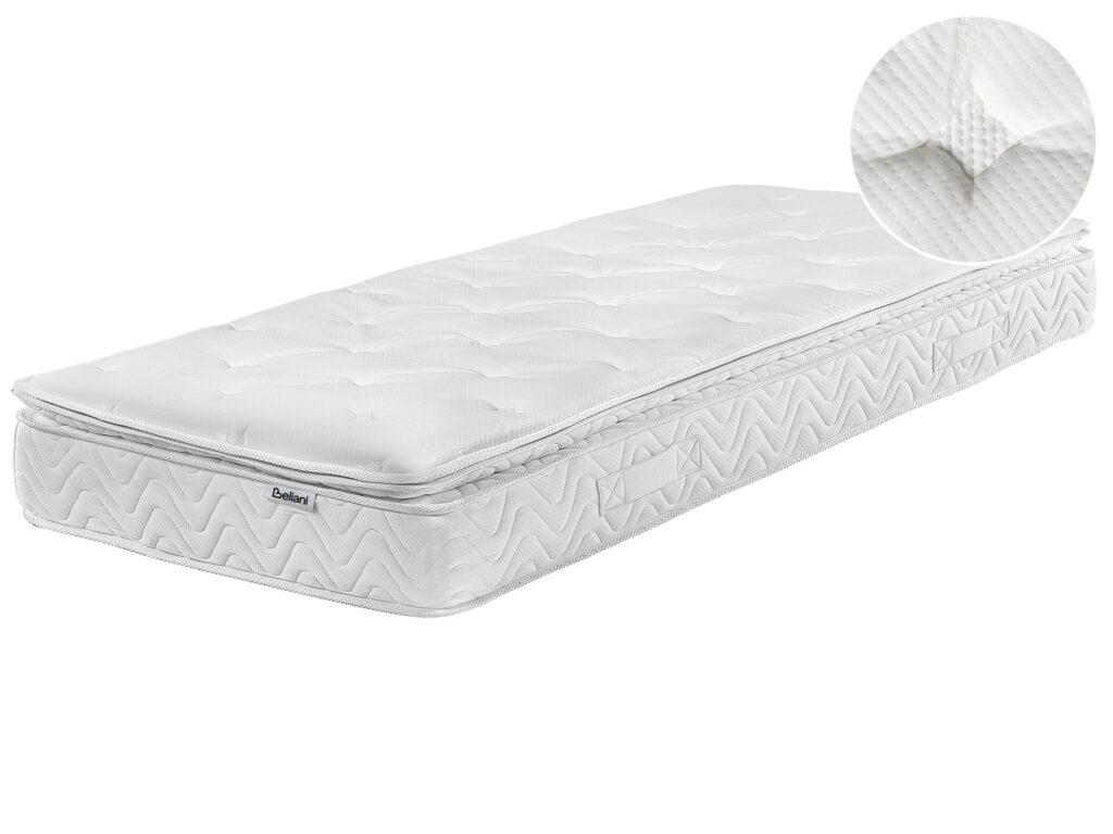 Materac kieszeniowy z pianką termoelastyczną LUXUS H3/4 twardy 90 x 200 cm