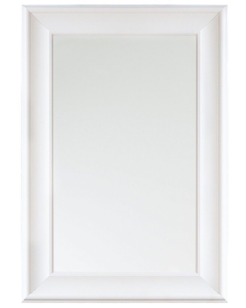 Lustro ścienne LUNEL 60 cm 90 cm Biały