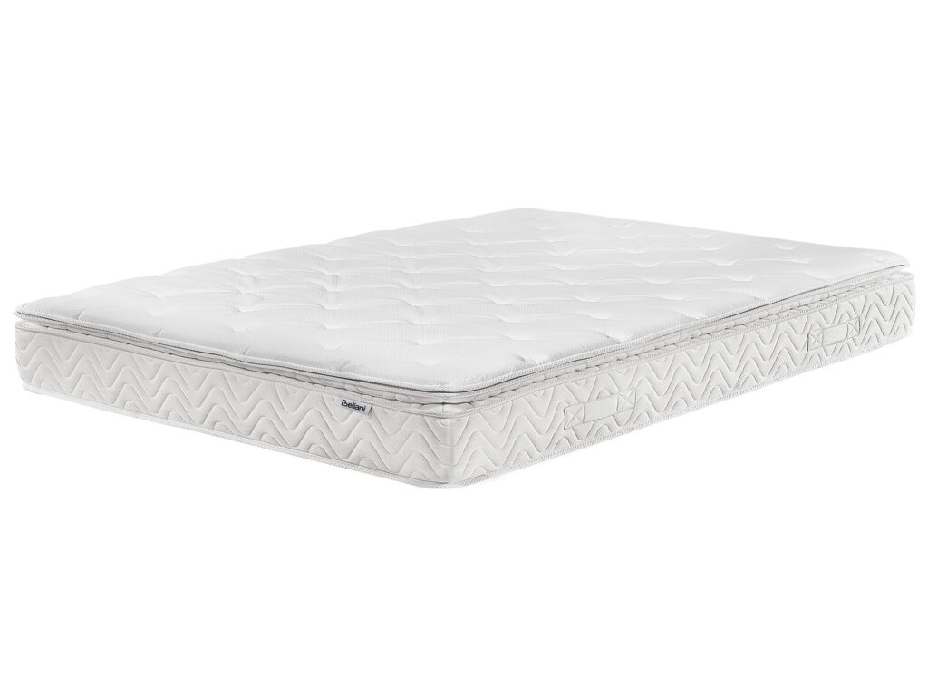 Materac kieszeniowy z pianką termoelastyczną LUXUS H2/3 średnio twardy 180 x 200 cm