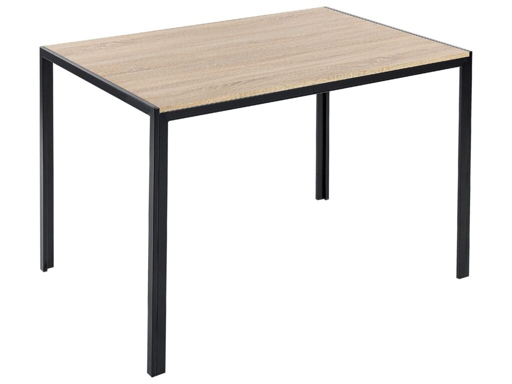 Stół do jadalni NEWFIELD Jasnobrązowy 120 cm 80 cm