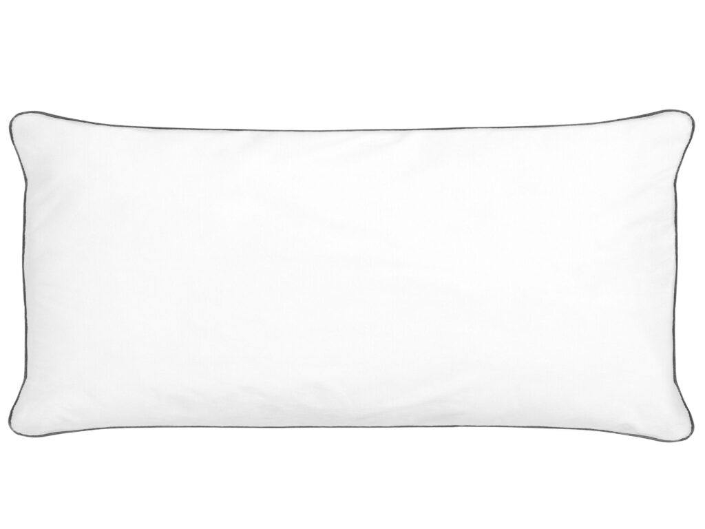 Poduszka PELISTER Wysoka Mikrofibra 40 x 80 cm Biały