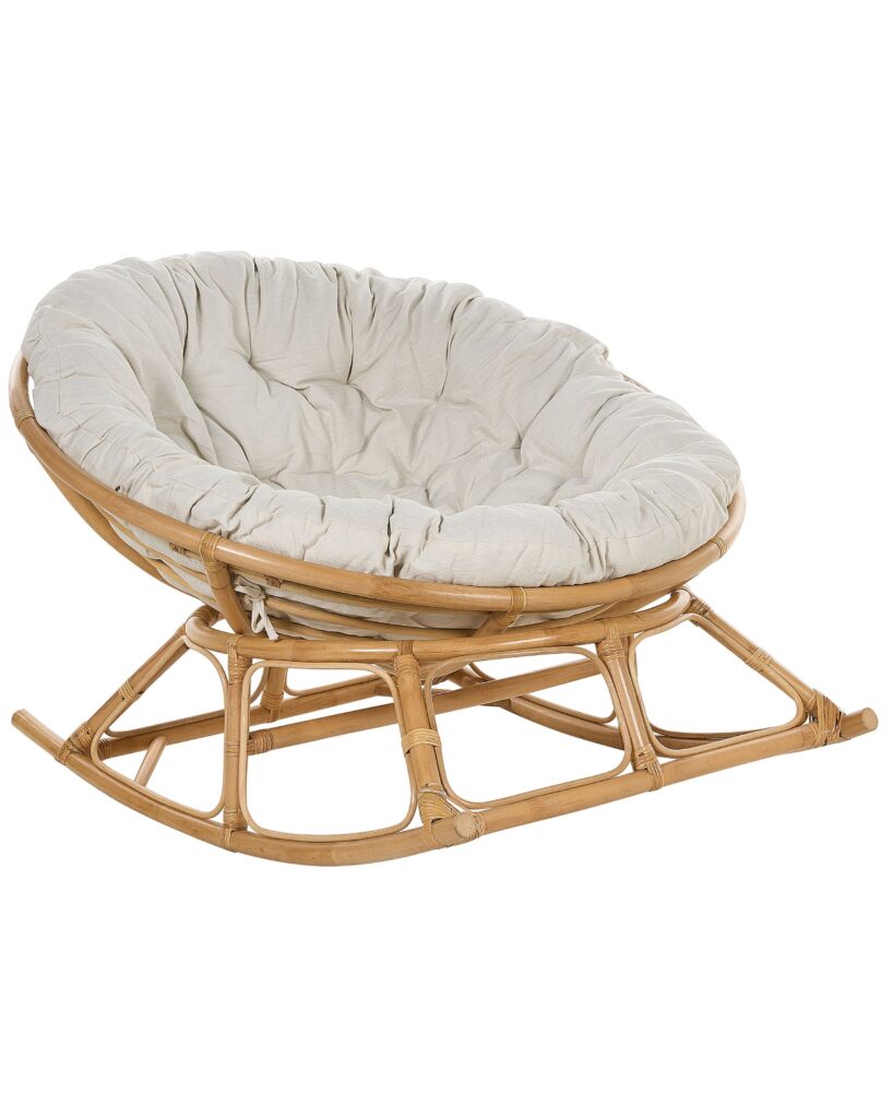 Fotel bujany ORVIETO Rattan Naturalny