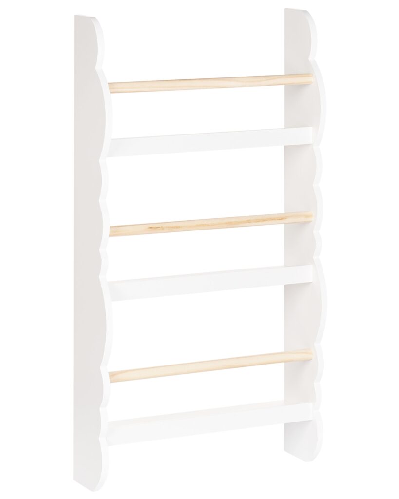 Regał ścienny RIGOLET 80 cm Biały